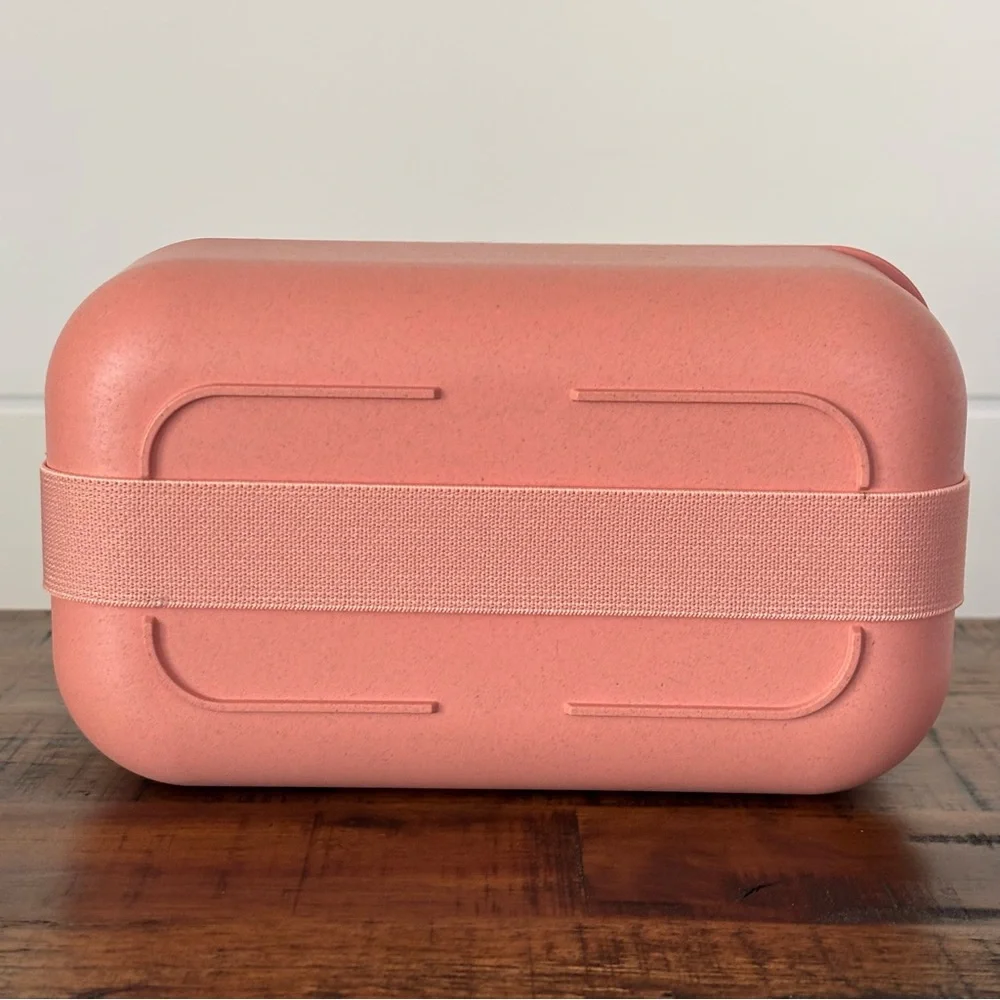 Our Place Layered Lunch Box with Clips and Utensils